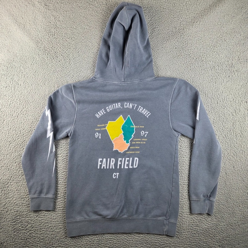John Mayer Basement Brigade Hoodie Hooded Sweatshirt Adult Small Fairfield Gray - Picture 2 of 8